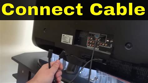 how to connect cable card to smart tv|connecting samsung tv to cable.